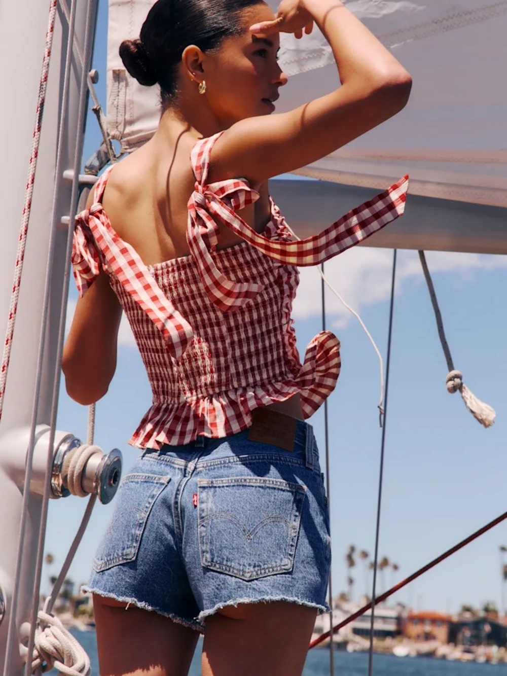 Levi’s Premium Ribcage Shorts
